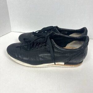 Women’s Bocage Leather Sneakers sz 41 EU 10 Cork Comfort Walking Travel Shoes‎